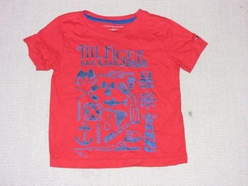 92 TOMMY HILFIGER oranje shirt, Kinderen en Baby's, Kinderkleding | Maat 92, Ophalen of Verzenden, Zo goed als nieuw, Jongen, Shirt of Longsleeve