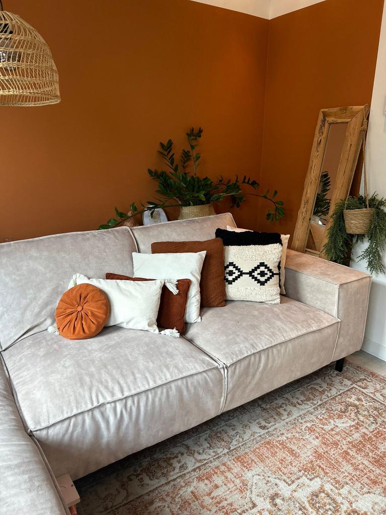 Comfortabele hoekbank groot, Huis en Inrichting, Banken | Bankstellen, Ophalen, Gebruikt, Hoekbank, 300 cm of meer