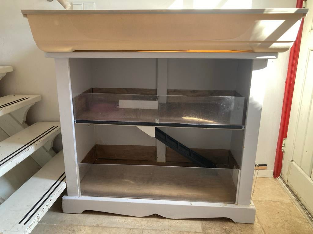 Caviahok met twee verdiepingen, Ophalen, Gebruikt, 60 tot 90 cm, Hok