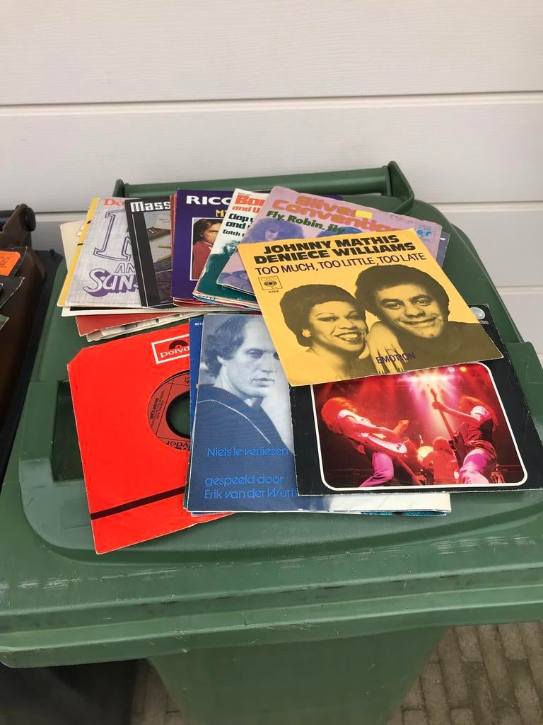 Vinyl 45 toeren singles 100 stuks diverse, Ophalen of Verzenden, Gebruikt, Overige genres, Single