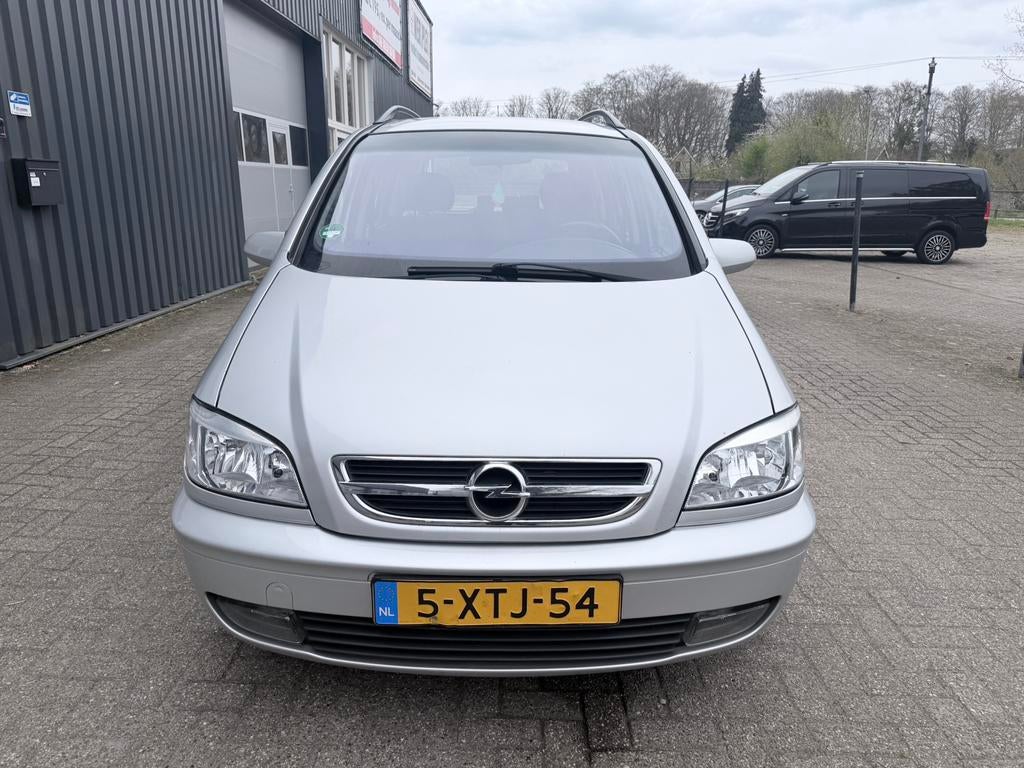 Opel Zafira 1.8 16V AUT 2004 Grijs AUTOMAAT 7 PERSONEN, 4 cilinders, 11 km/l, Zafira, Grijs