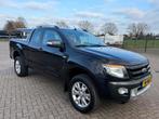 Ford Ranger 3.2 TDCi Wildtrak Super Cab 200 Pk, Auto's, Ford, Euro 5, Gebruikt, Zwart, Zwart