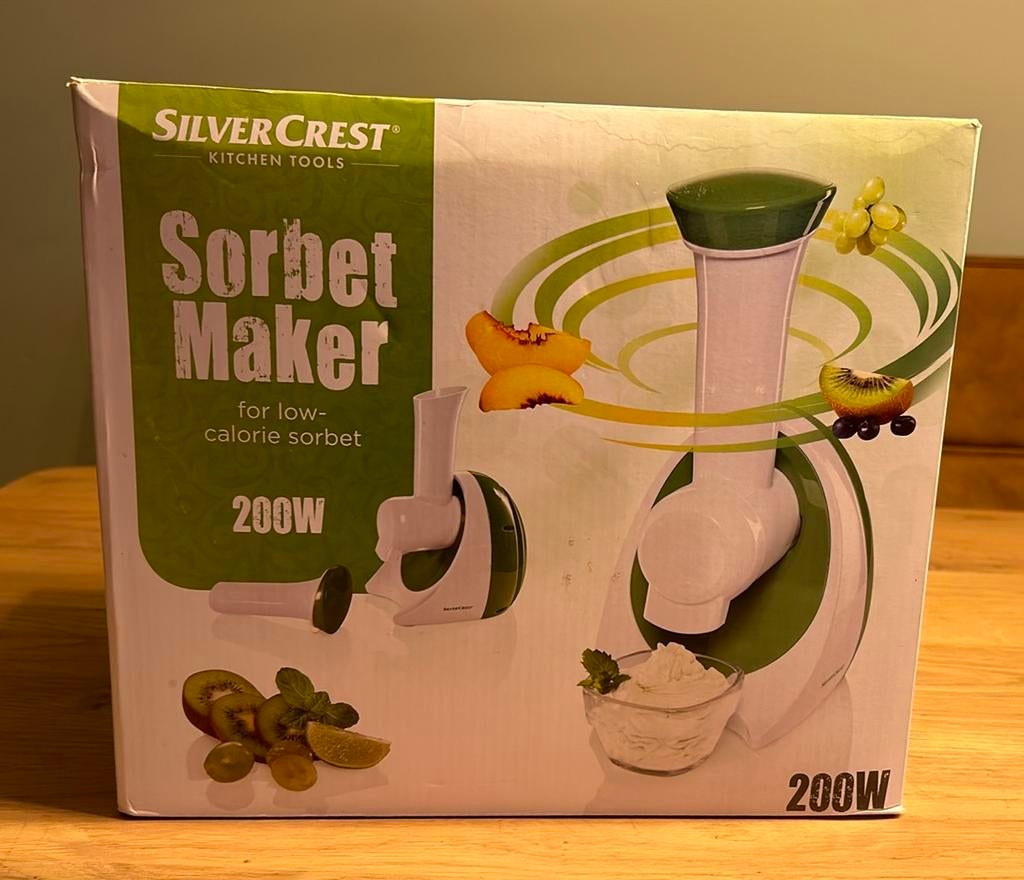 SilverCrest Sorbet Maker 200W NIEUW, Witgoed en Apparatuur, Overige Witgoed en Apparatuur, Nieuw, Ophalen