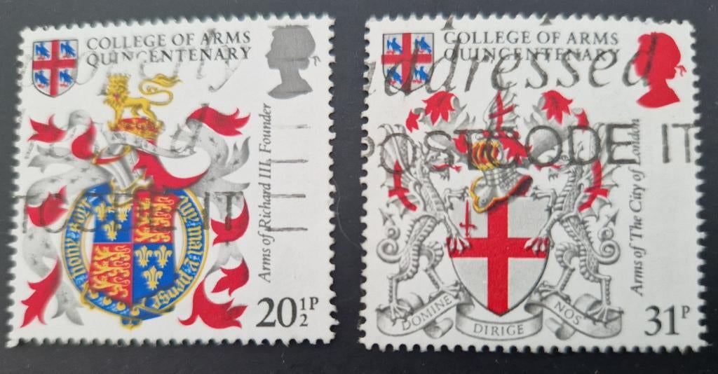 Groot-Brittannië1984 -Yvert 1114-478 Heraldiek -  ao, Ophalen of Verzenden, Gestempeld