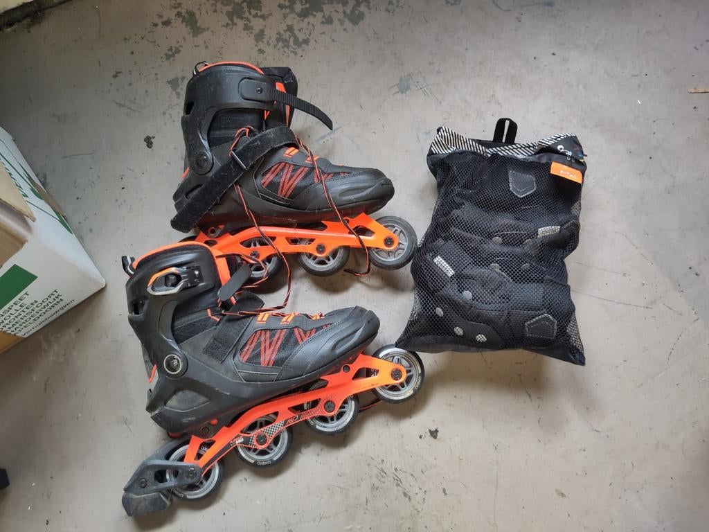 Skeelers maat 46 met knie- en elleboogbeschermers, Ophalen of Verzenden