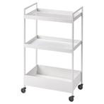 IKEA NISSFORS Roltafel Trolley Wit - Compact & Praktisch, Ophalen, Zo goed als nieuw