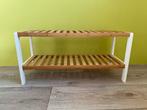 Relaxdays Bamboe Schoenenrek - 2 Laags - 33x70x24,5 cm, Huis en Inrichting, Ophalen, Gebruikt