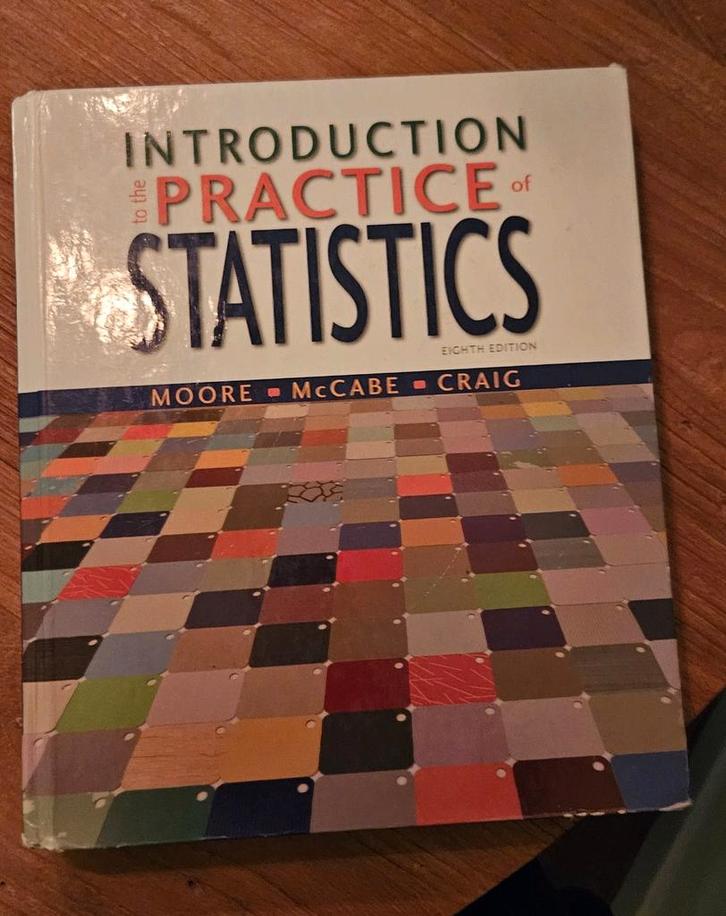 Introduction to the Practice of Statistics - 8th Edition, Boeken, Studieboeken en Cursussen, Gelezen, WO, Beta, Ophalen of Verzenden
