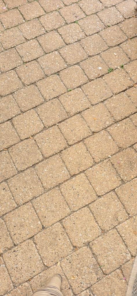 Tuinklinkers, circa 30/35 m2, Ophalen, Gebruikt, Beton, Klinkers