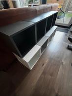 Ikea Eket Kastjes/Kubussen - 8 stuks met ophangbeugels, Ophalen, Gebruikt