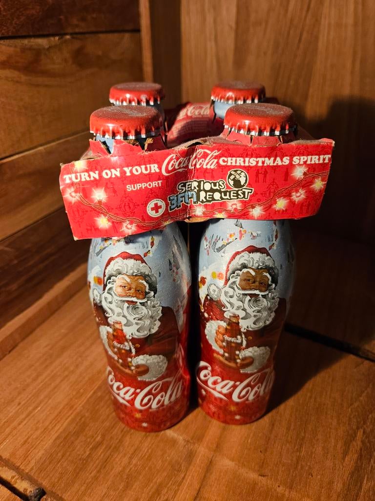 Aluminium Coca Cola flesjes Serious Request 3FM, Ophalen of Verzenden, Verpakking