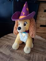 Schattige Pluche Hond met Toverhoed knuffel met geluid, Ophalen of Verzenden, Zo goed als nieuw, Hond