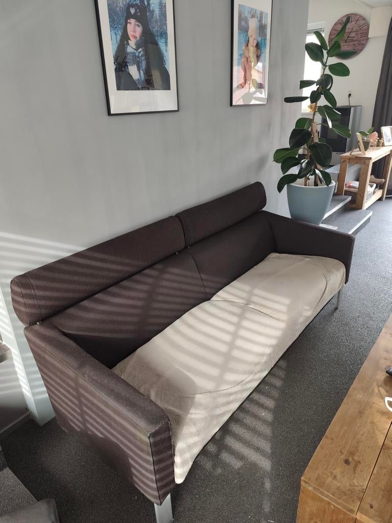 Leolux bankstel met 2 fauteuils - Opknapper, Huis en Inrichting, Ophalen, Gebruikt, Klassiek, Driepersoons