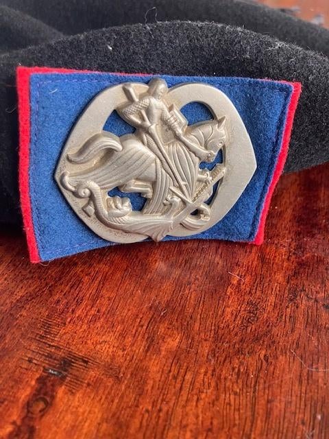 Baret Huzaren Prins Alexander, Ophalen of Verzenden, Landmacht, Nederland, Embleem of Badge