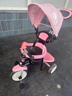 Qplay Kinder Driewieler Roze met Duwstang en Zonnekap, Ophalen, Zo goed als nieuw