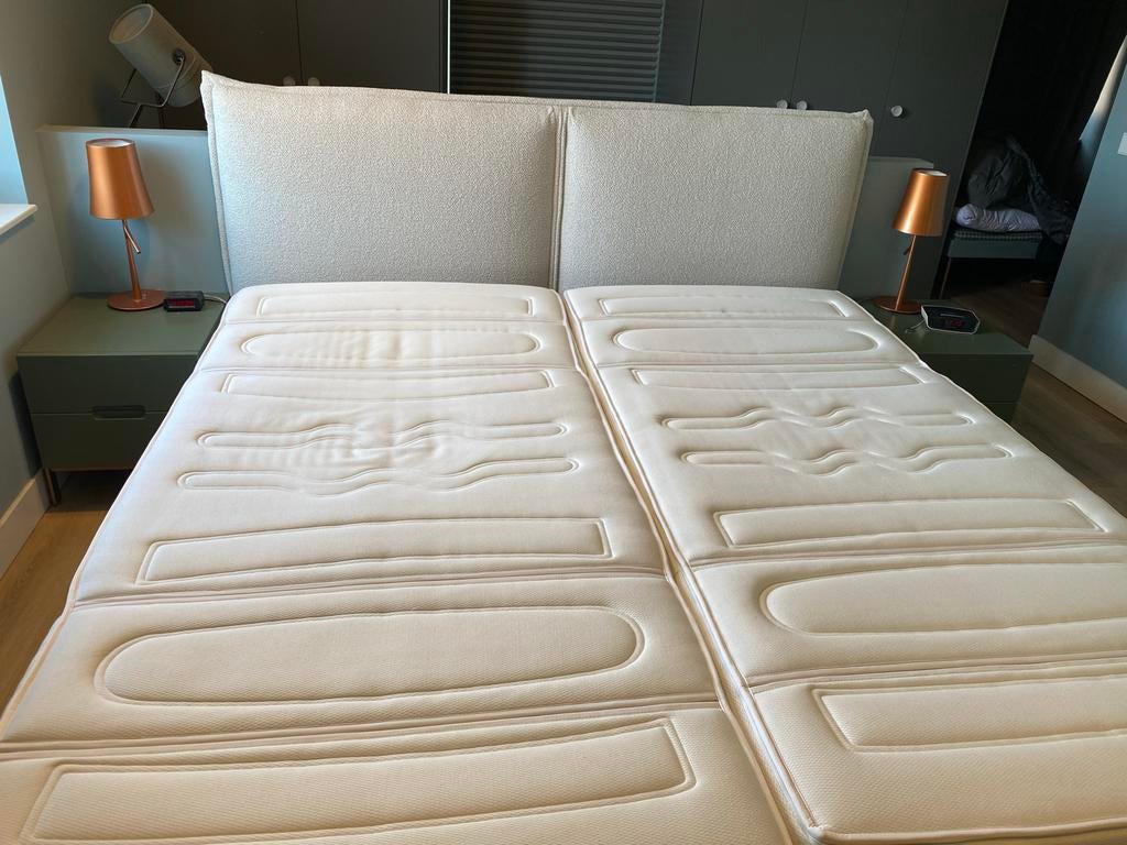 Swissflex uni 14 elektrisch bedset/boxspring 200/210, Huis en Inrichting, Ophalen, Verstelbaar, 210 cm, Tweepersoons