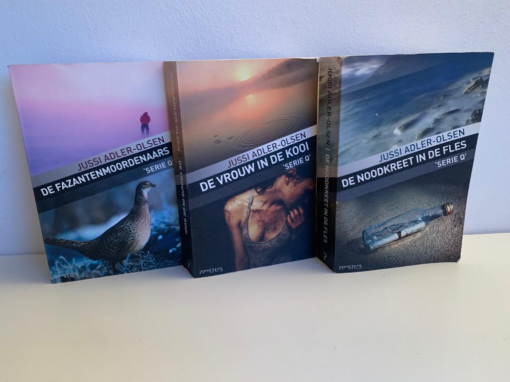 3x Boeken thrillers van Jussi Adler-Olsen, Verzenden, Zo goed als nieuw, Jussi Adler-Olsen, Scandinavië