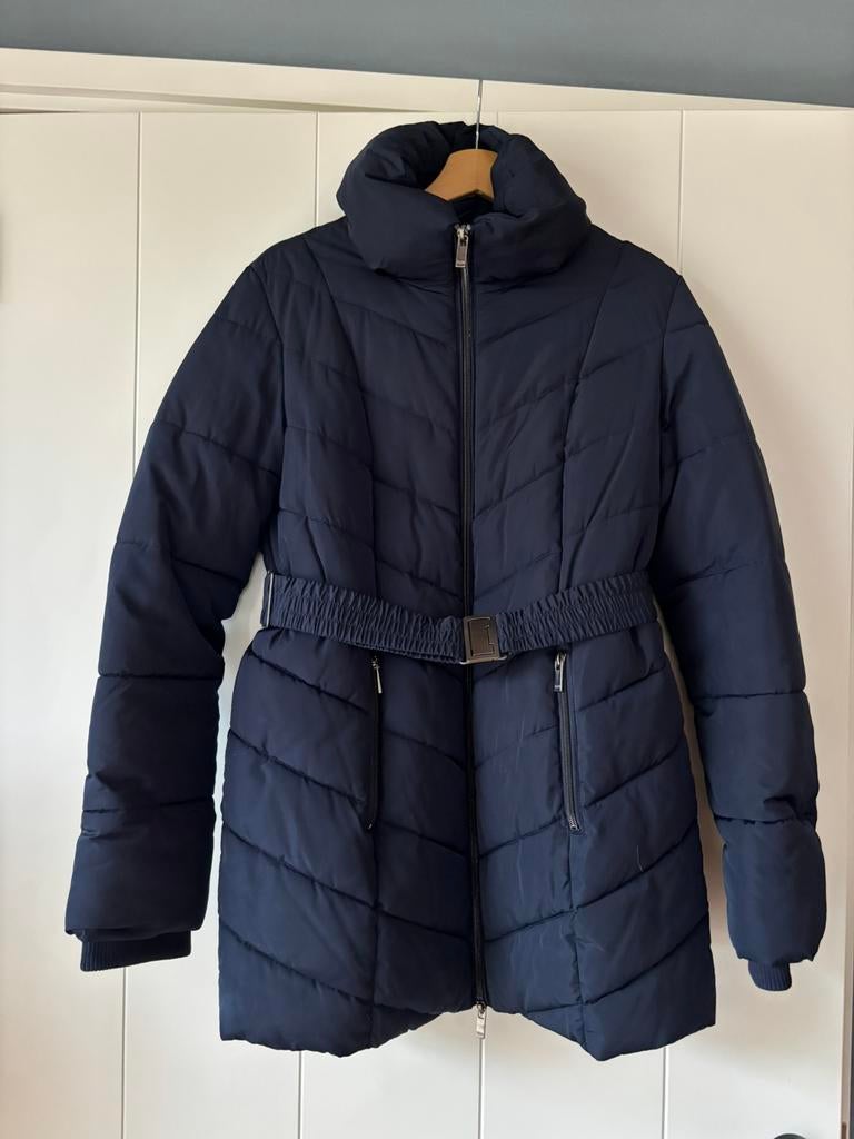 Zwangerschapsjas Noppies blauw - Maat S, Ophalen of Verzenden, Zo goed als nieuw, Maat 36 (S), Blauw