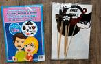 Feestartiekelen op stok piraat Nieuw, Ophalen of Verzenden, Nieuw, Feestartikel, Overige