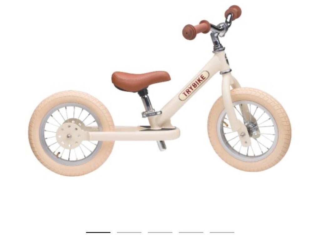 Trybike Steel Loopfiets Cream, Ophalen, Nieuw, Minder dan 16 inch