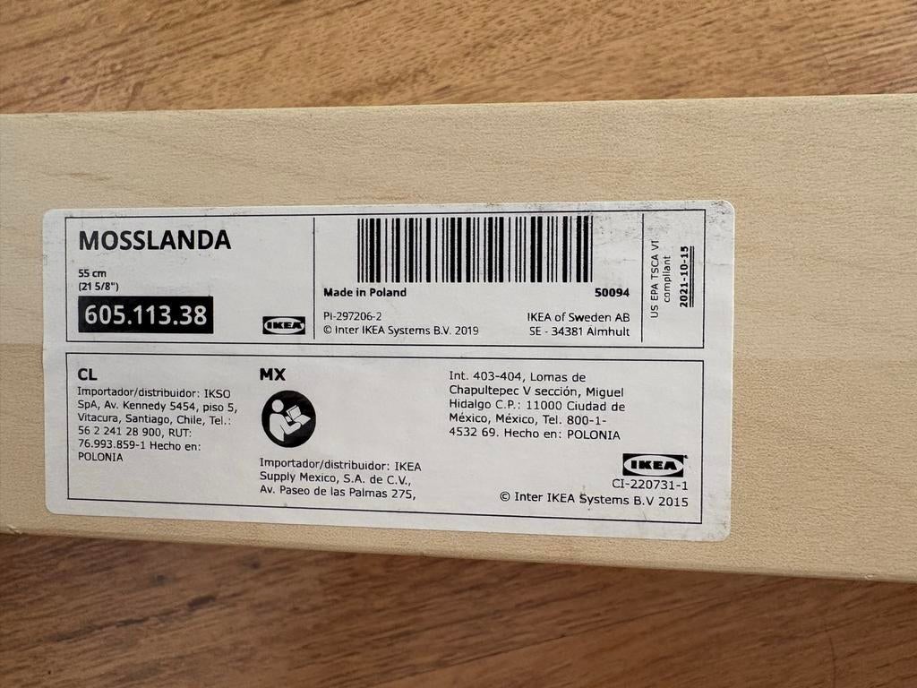 IKEA Mosslanda plankjes, 2 stuks, Huis en Inrichting, Woonaccessoires | Wandplanken en Boekenplanken, Ophalen, Zo goed als nieuw