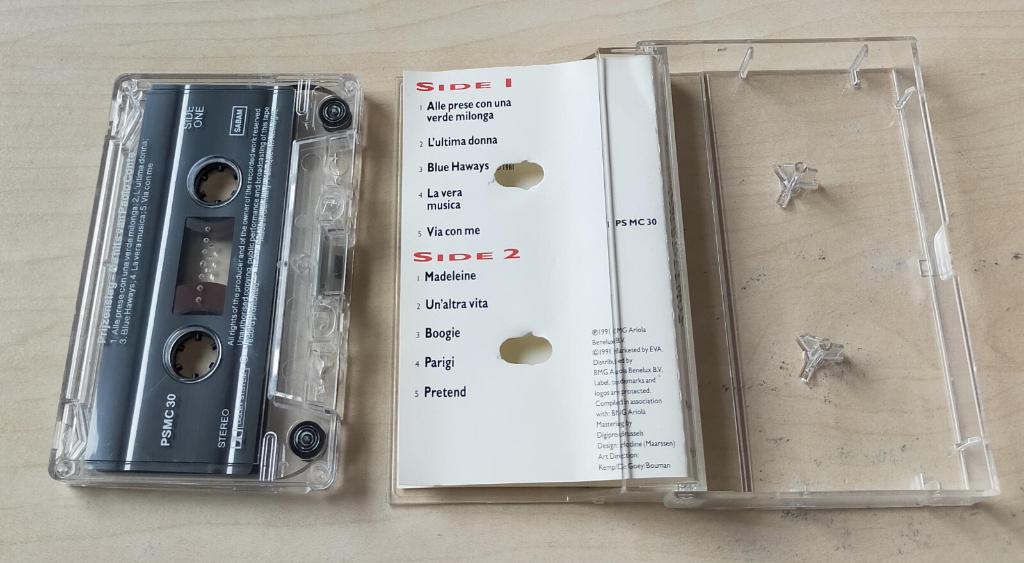 Paolo Conte - De Hits Van Cassette MC RTL4 Presenteert, 1 bandje, Ophalen of Verzenden, Zo goed als nieuw, Pop