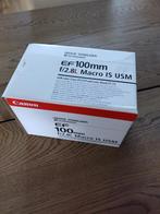 Canon EF 100mm f/2.8L Macro IS USM, Ophalen of Verzenden, Gebruikt, Macrolens