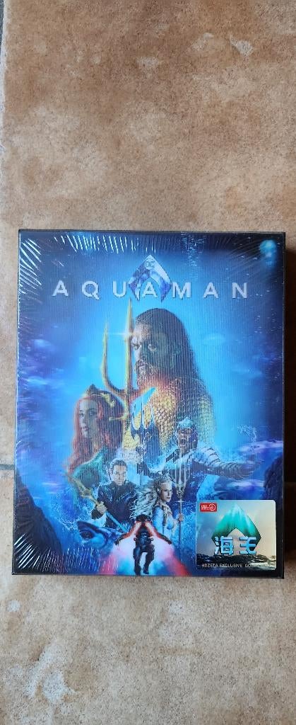 Aquaman blu ray 4K hdzeta fullslip exclusive steelbook, Ophalen of Verzenden, Nieuw in verpakking, Avontuur, Boxset