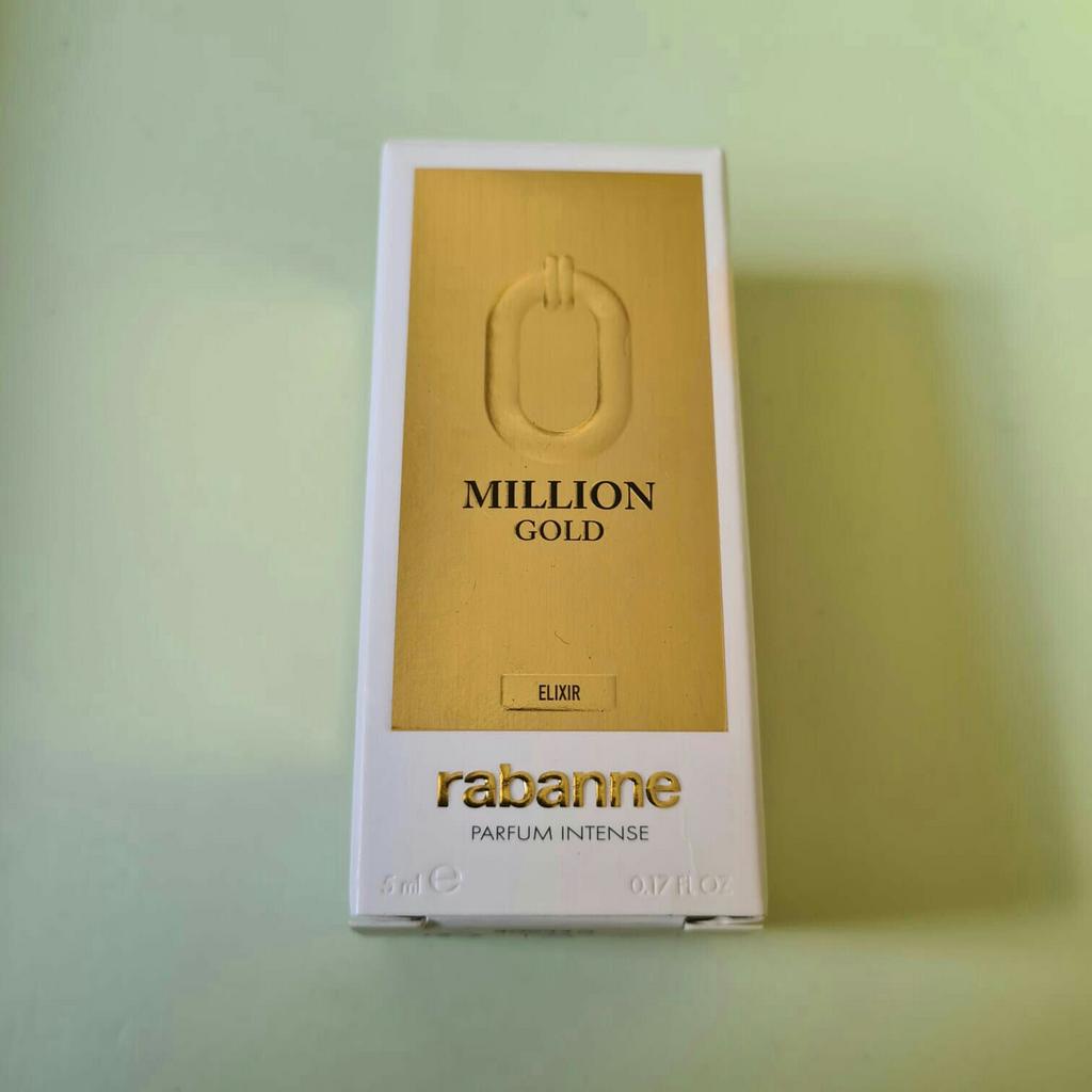 Paco Rabanne million gold elixir eau de parfum miniatuur 5ml, Ophalen of Verzenden, Nieuw