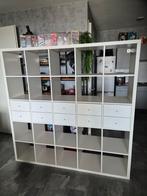 IKEA Kallax 5x5 Kast met Lades - Wit, Ruime Opbergruimte, Ophalen, Gebruikt, Modern, Scandinavisch, 150 tot 200 cm