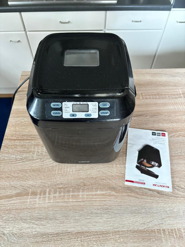 Broodbakmachine Inventum BM55 – Werkt goed, Gebruikt, Kijkvenster, 400 tot 800 gram deeg, Ophalen