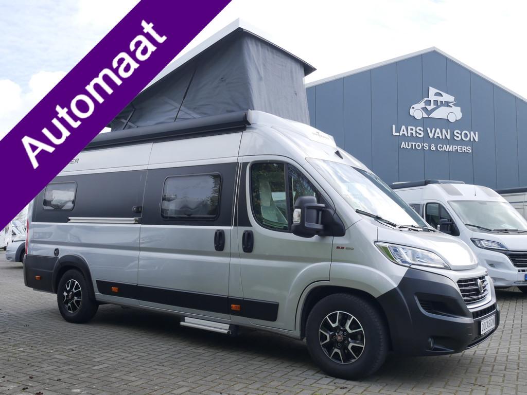 Knaus Van Tourer, Lengtebedden, Slaaphefdak, 9-Traps Automaa, Automaat, Buscamper of Camperbus, Ringverwarming, Almersdorperweg 39
1674NW  OPPERDOES, NL