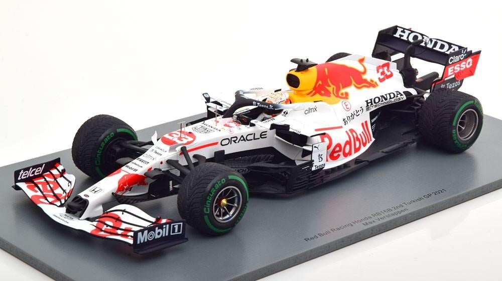 SALE: Max verstappen Turkije special edition white 2021, Ophalen of Verzenden, Nieuw, Auto, MiniChamps
