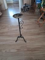 Metalen kaarsenstandaard - 56 cm hoog, Ophalen, Gebruikt, 50 tot 75 cm, Zwart