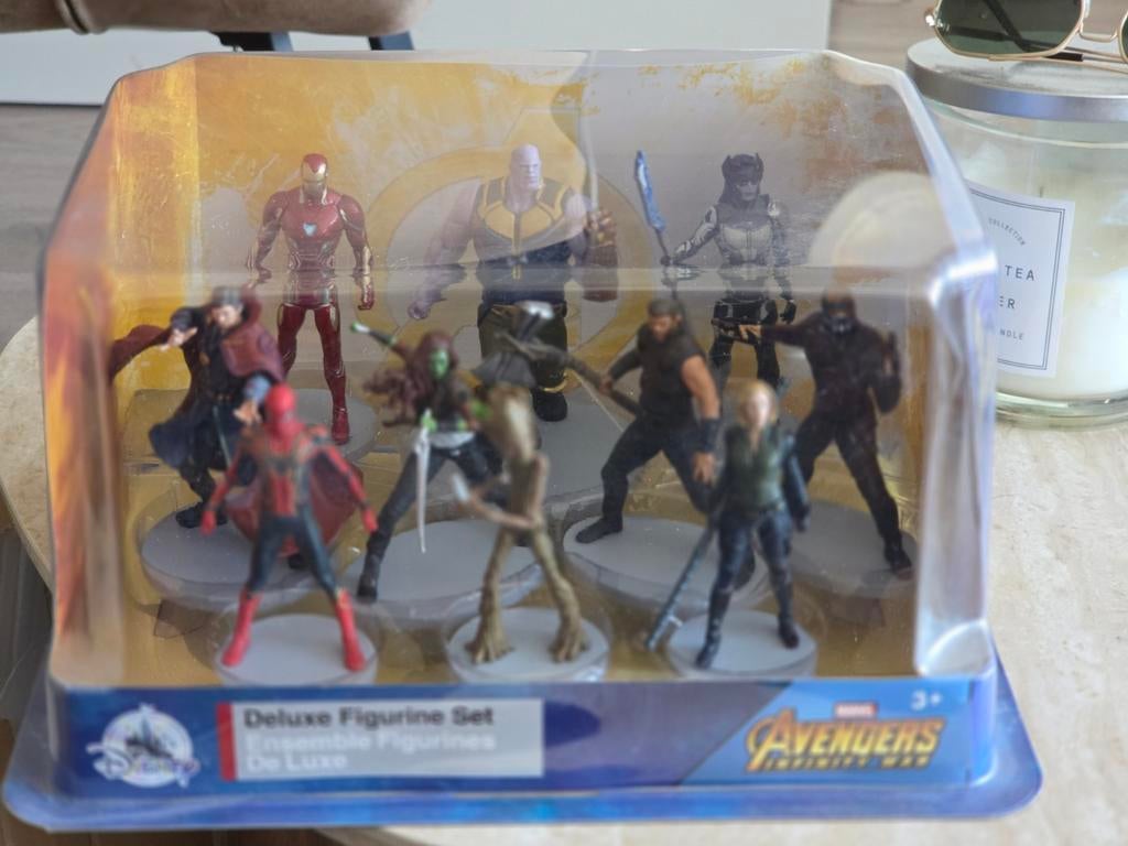 Deluxe Figurine Set Avengers Infinity War Disneyland Parijs, Ophalen of Verzenden, Nieuw
