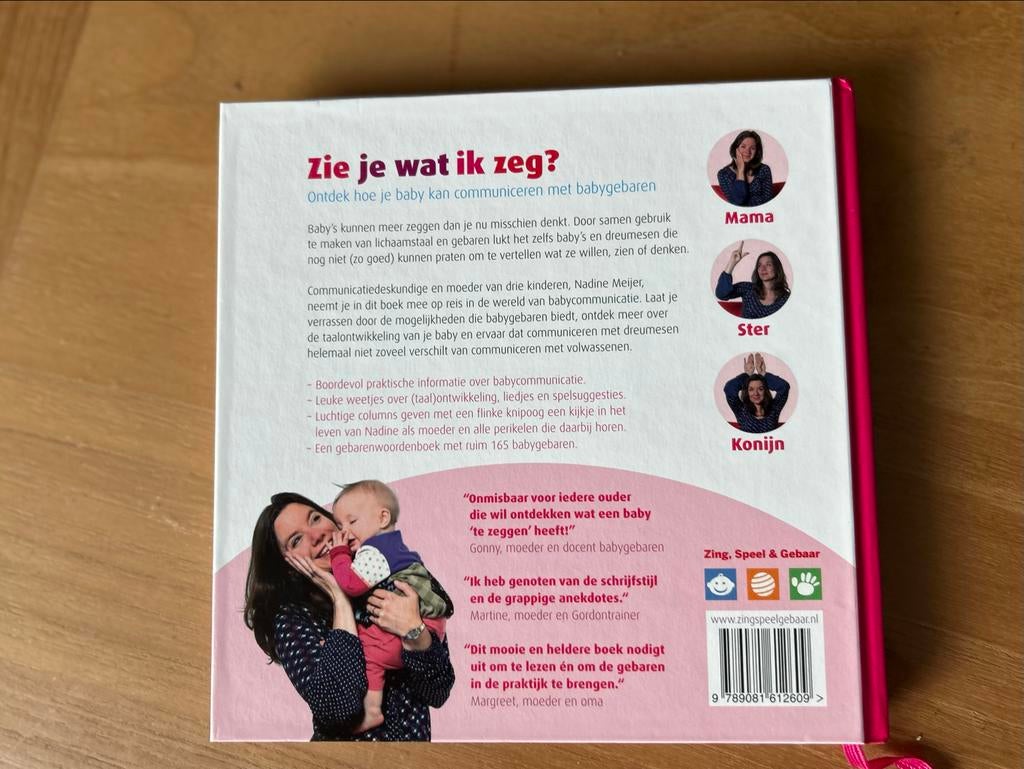 Zie je wat ik zeg? Babygebaren boek, Ophalen of Verzenden, Nieuw, 0 tot 6 maanden