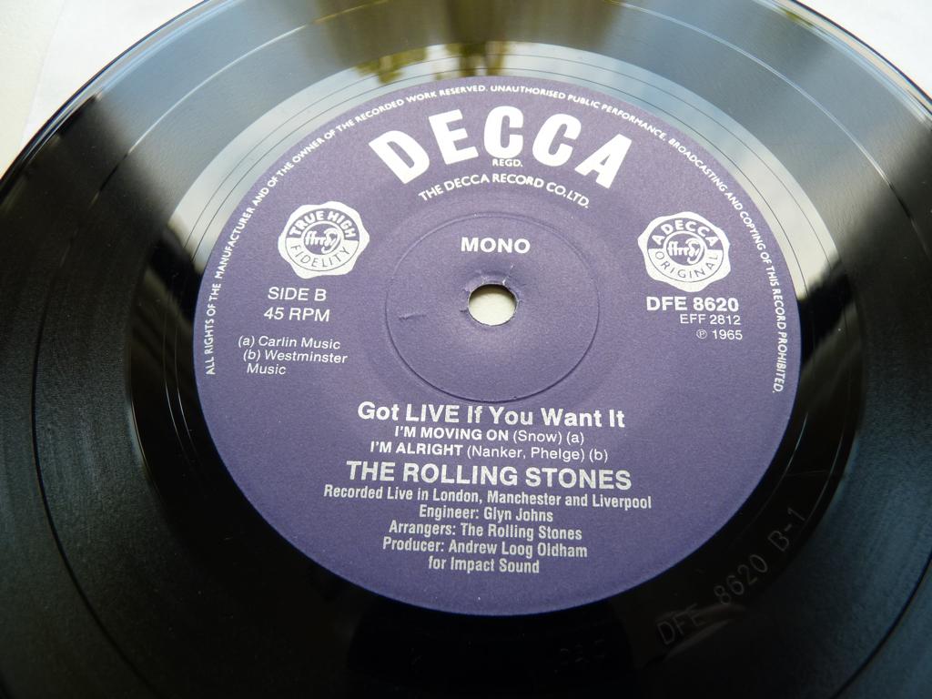 UK20 rolling stones EP Got live if you want it '82 UK €15 , 7 inch, 1980 - 1989, Ophalen of Verzenden, Zo goed als nieuw