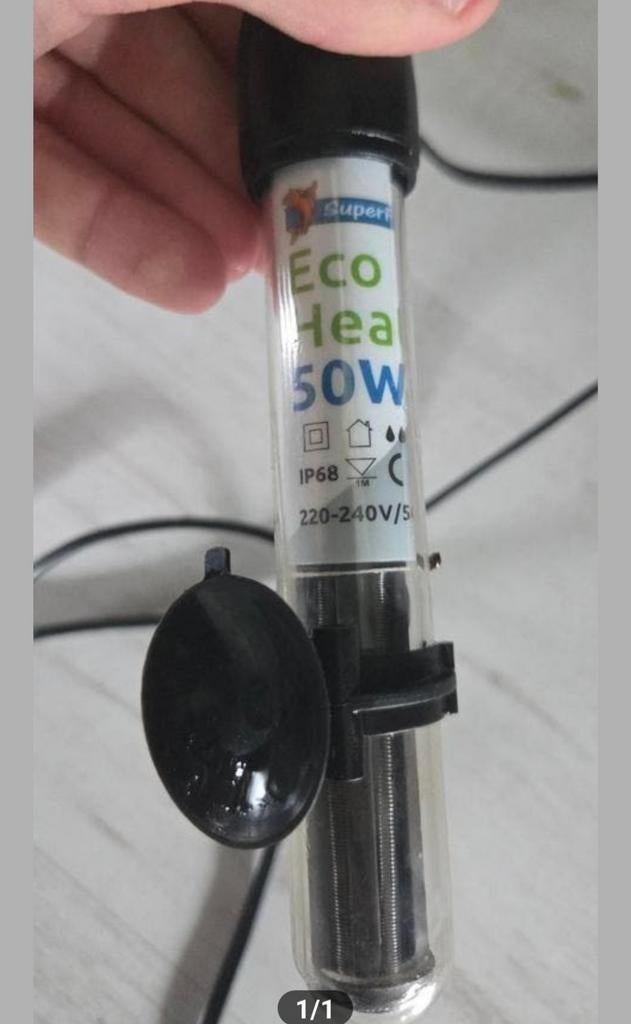 Superfish aquarium verwarming, Dieren en Toebehoren, Vissen | Aquaria en Toebehoren, Ophalen of Verzenden, Zo goed als nieuw, Leeg aquarium