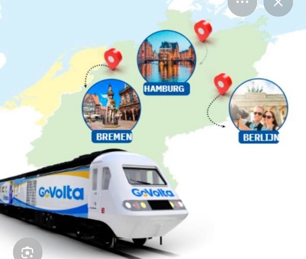 4 retourtickets voor reis met Govolta, Tickets en Kaartjes, Eén persoon, Cadeaubon