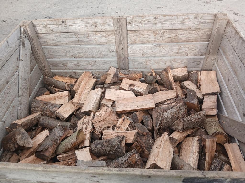1 kuub droog appel/perenhout, Tuin en Terras, Minder dan 3 m³, Ophalen of Verzenden