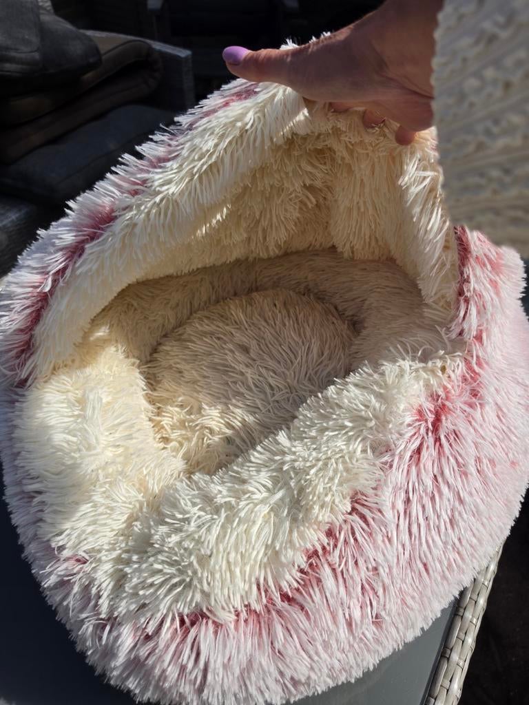 Te koop fluffy hondenmand, Ophalen, Gebruikt, Pluche