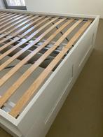 Bed, Ophalen, Gebruikt, Eenpersoons, Wit