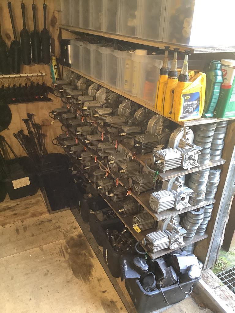 Spartamet / saxonette onderdelen, Ophalen, Zo goed als nieuw