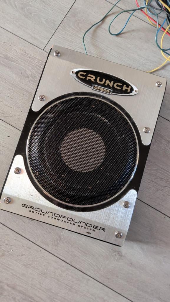Crunch Groundpounder actieve subwoofer, Ophalen of Verzenden