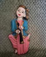 Houten tempel muziekant, Ophalen of Verzenden