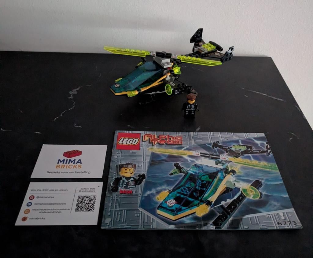 Lego Alpha Team 6773 - Alpha Team Helikopter, Lego, Lego, Ophalen of Verzenden, Zo goed als nieuw