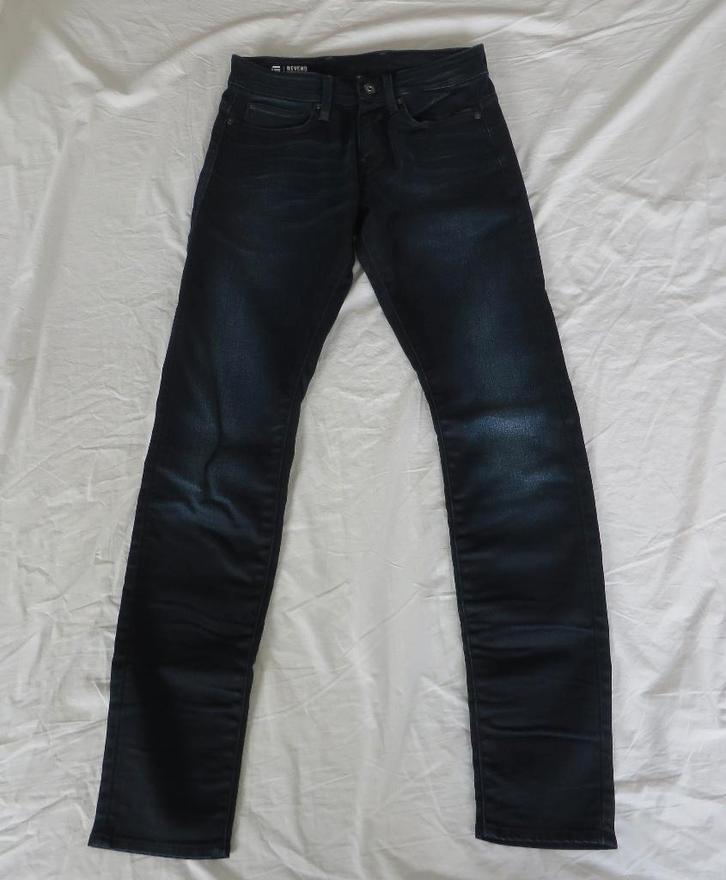 Donkerblauwe skinny jeans, 28-32, G-star Raw, Kleding | Heren, Spijkerbroeken en Jeans, Nieuw, W32 (confectie 46) of kleiner, Blauw