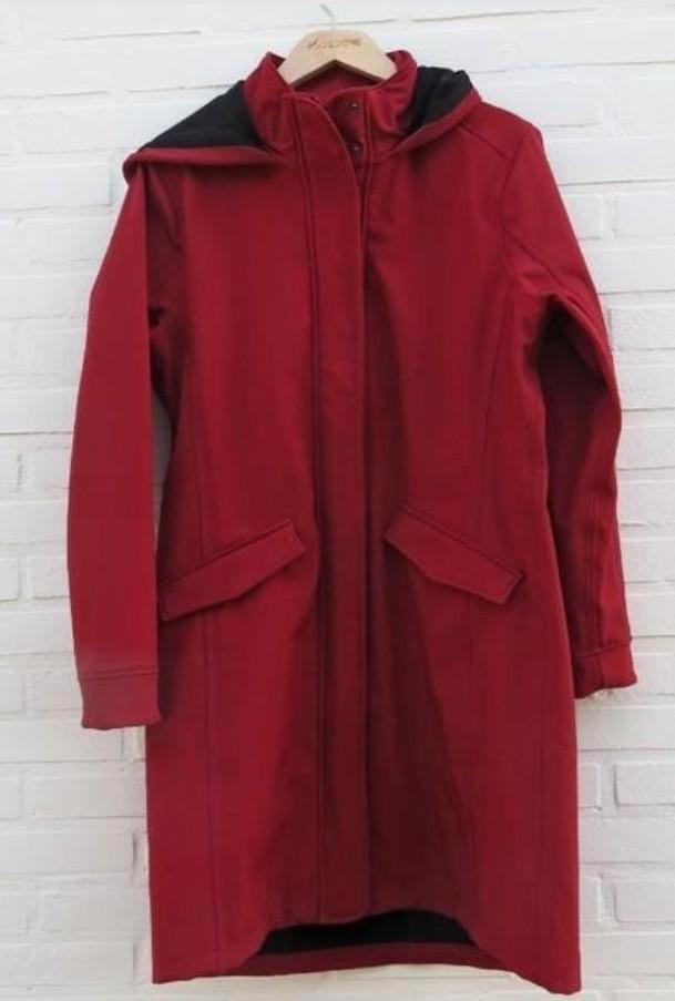 MOSCOW softshell jas waterafstotend windbestendig parka, Kleding | Dames, Jassen | Zomer, Zo goed als nieuw, Maat 36 (S), Rood