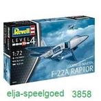 Modelbouw Revell 1:72 F-22A Lockheed Martin Reptor 3858, Ophalen of Verzenden, Nieuw, 1:72 tot 1:144, Revell