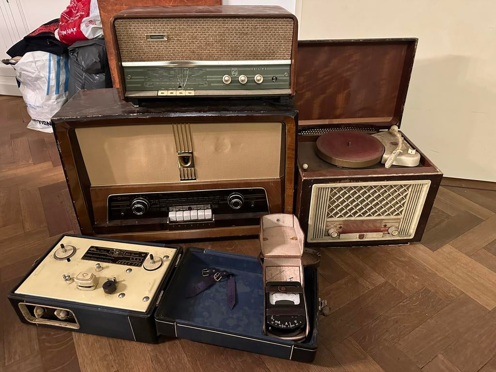 Vintage Radio's, Platenspeler en Bandrecorder Collectie, Ophalen, Gebruikt